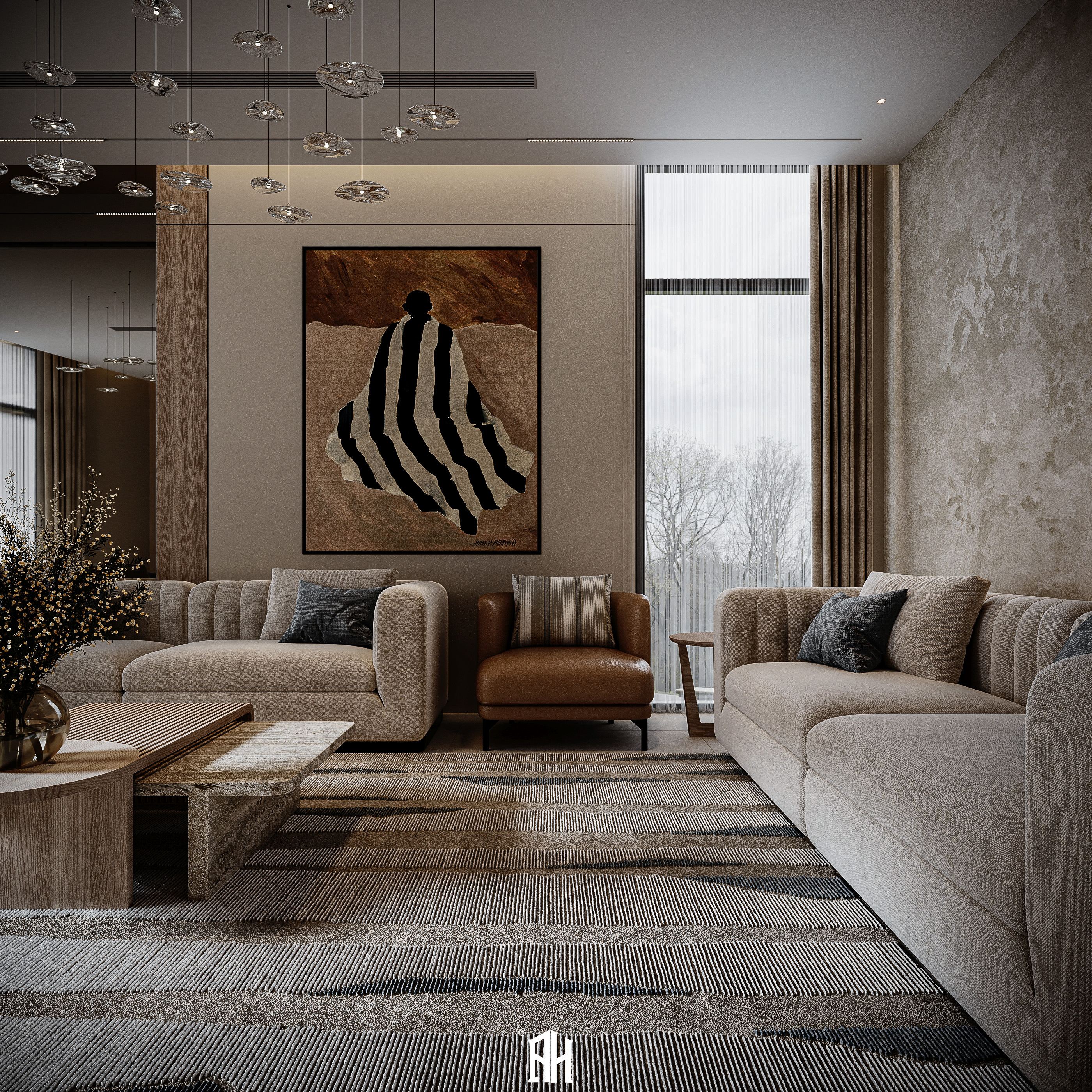 客厅丨沙特阿拉伯丨Abdelrahman Hassan-9