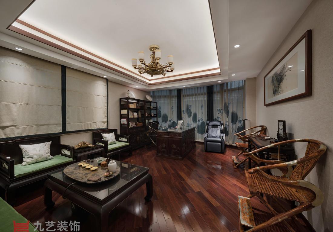 九艺装饰丨别墅丨【优雅中式】东方极境-64