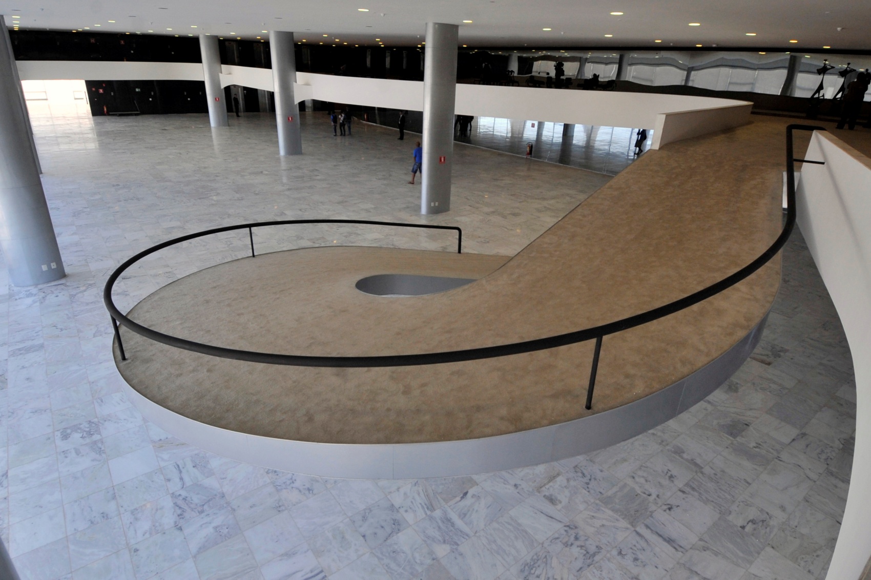 巴西总统宫殿群及相关建筑（含巴西利亚各建筑）丨巴西巴西利亚丨奥斯卡·尼迈耶（Oscar Niemeyer）等-45