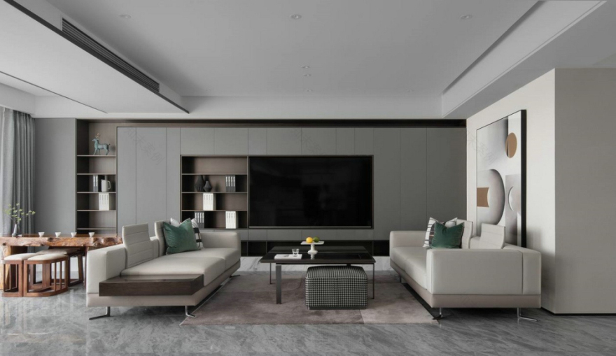 重庆260㎡意式极简风叠墅-10