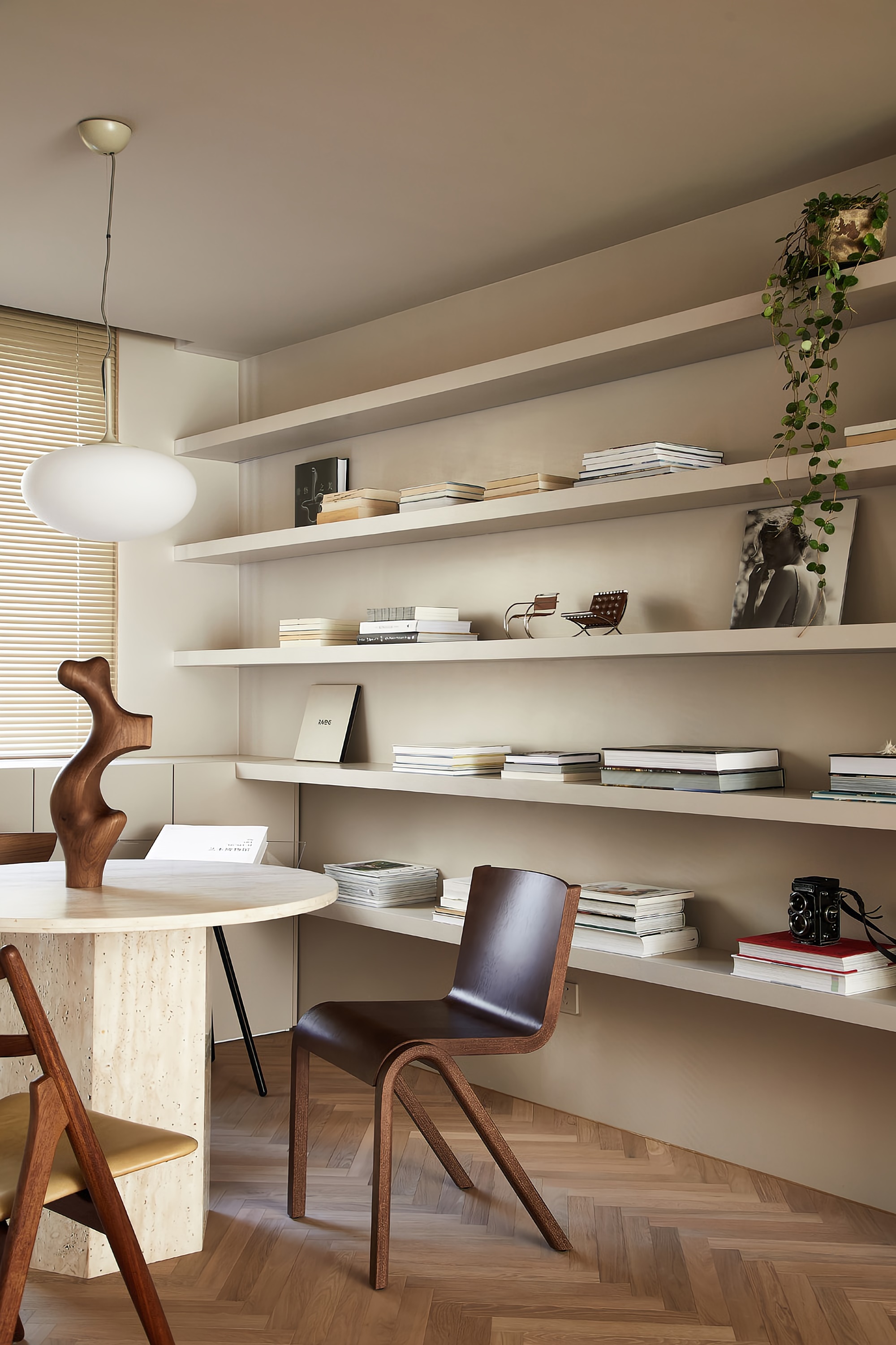 NOTHING DESIGN 奶油复古感公寓-15