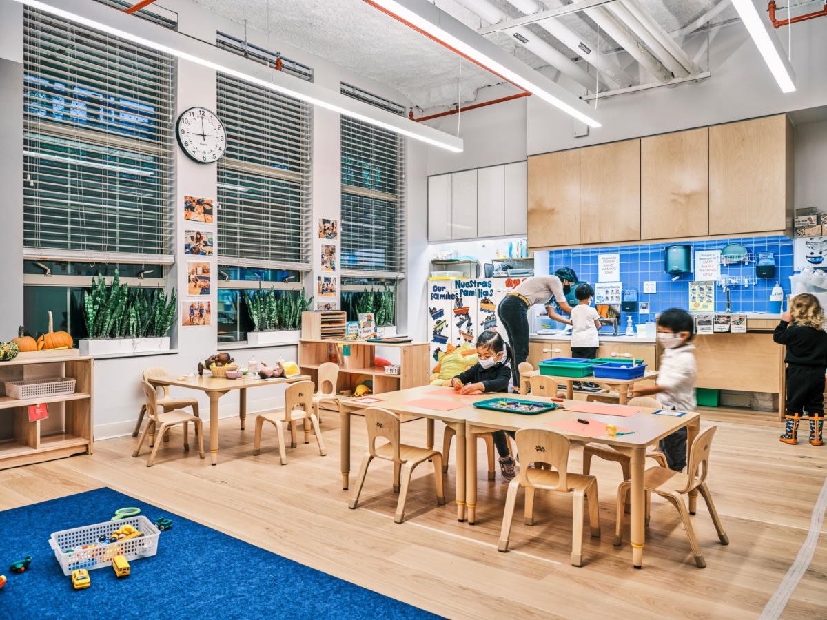 纽约爱文世界学校幼儿园室内设计丨美国曼哈顿丨Efficiency Lab for Architecture-21