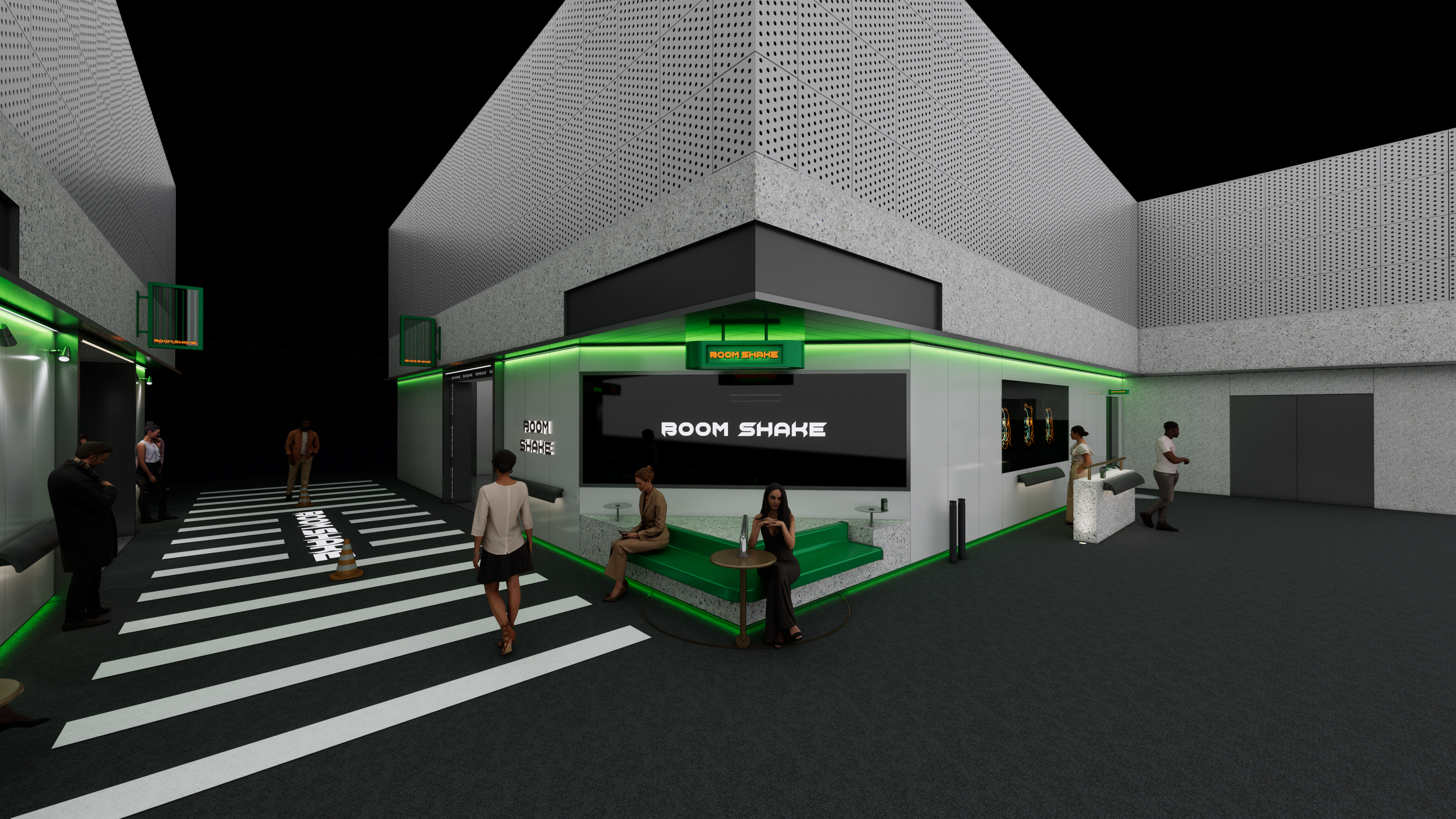 【SketchUp】建筑空间建模渲染总结 | by SU+ENS-2