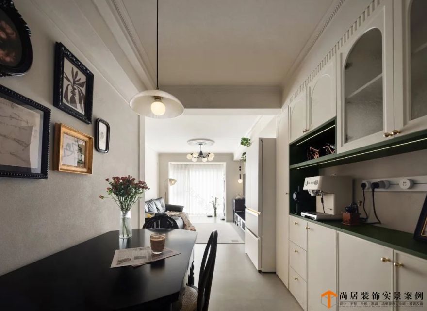 观泓雅苑法式中古风格装修案例丨尚居装饰-1