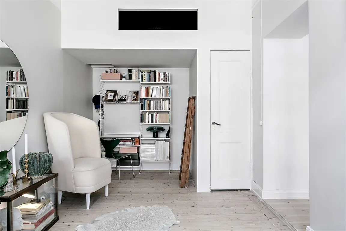 绿植光影，60 平米小公寓的视觉盛宴-3