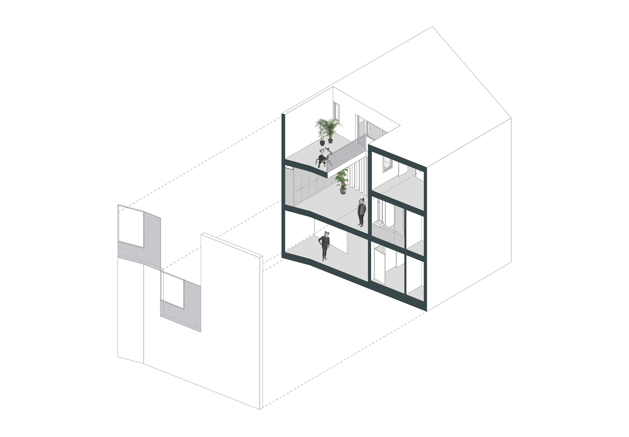 房子 A 或房屋 A丨西班牙丨XStudio-44