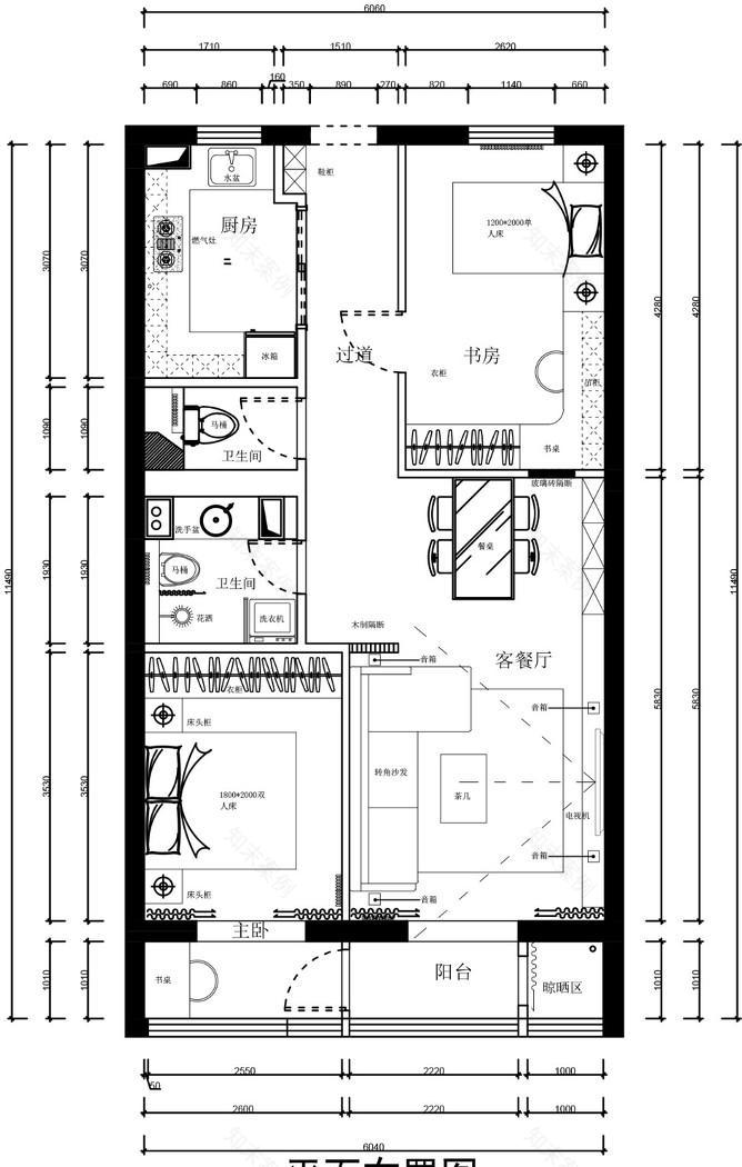 42平小户型新中式-4