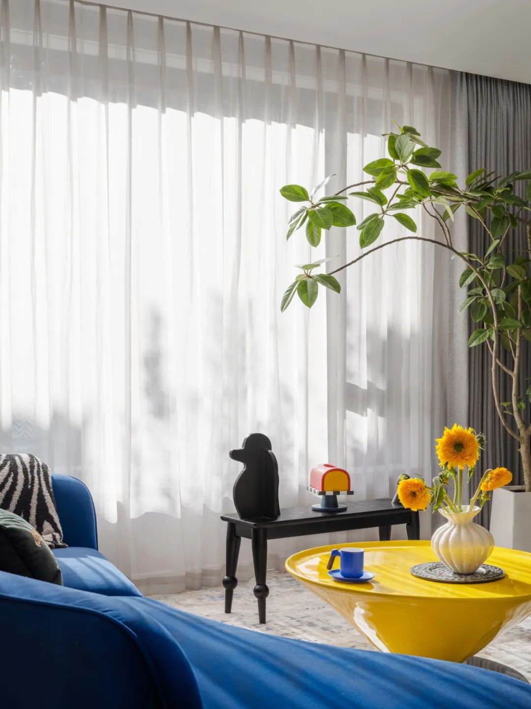 尚层设计院付霞新作|蒙德里安调色盘里的家-45