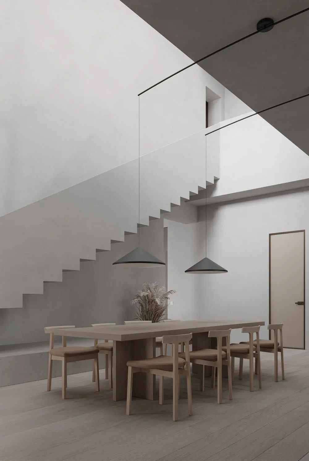 盐系简约,静美!灰白木色打造宁静家居空间丨星艺装饰广州总部-31