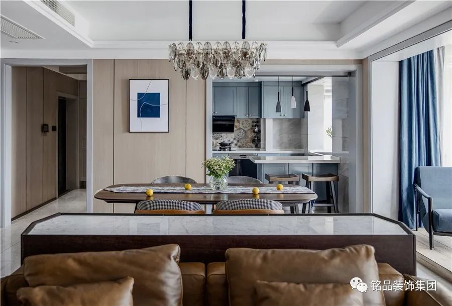 142㎡光影流动,现代简约横厅大开间家-15