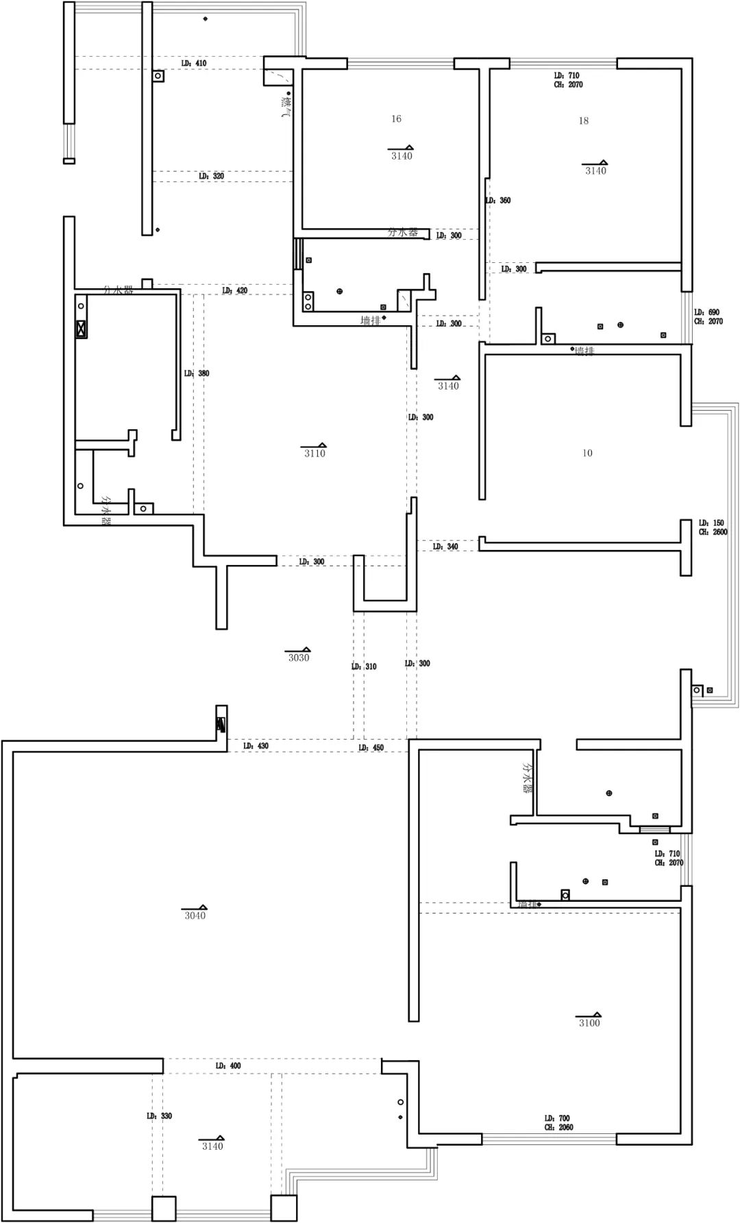 洛阳紫悦府意式轻奢大平层设计丨中国洛阳丨晟宁装饰工程有限公司-26