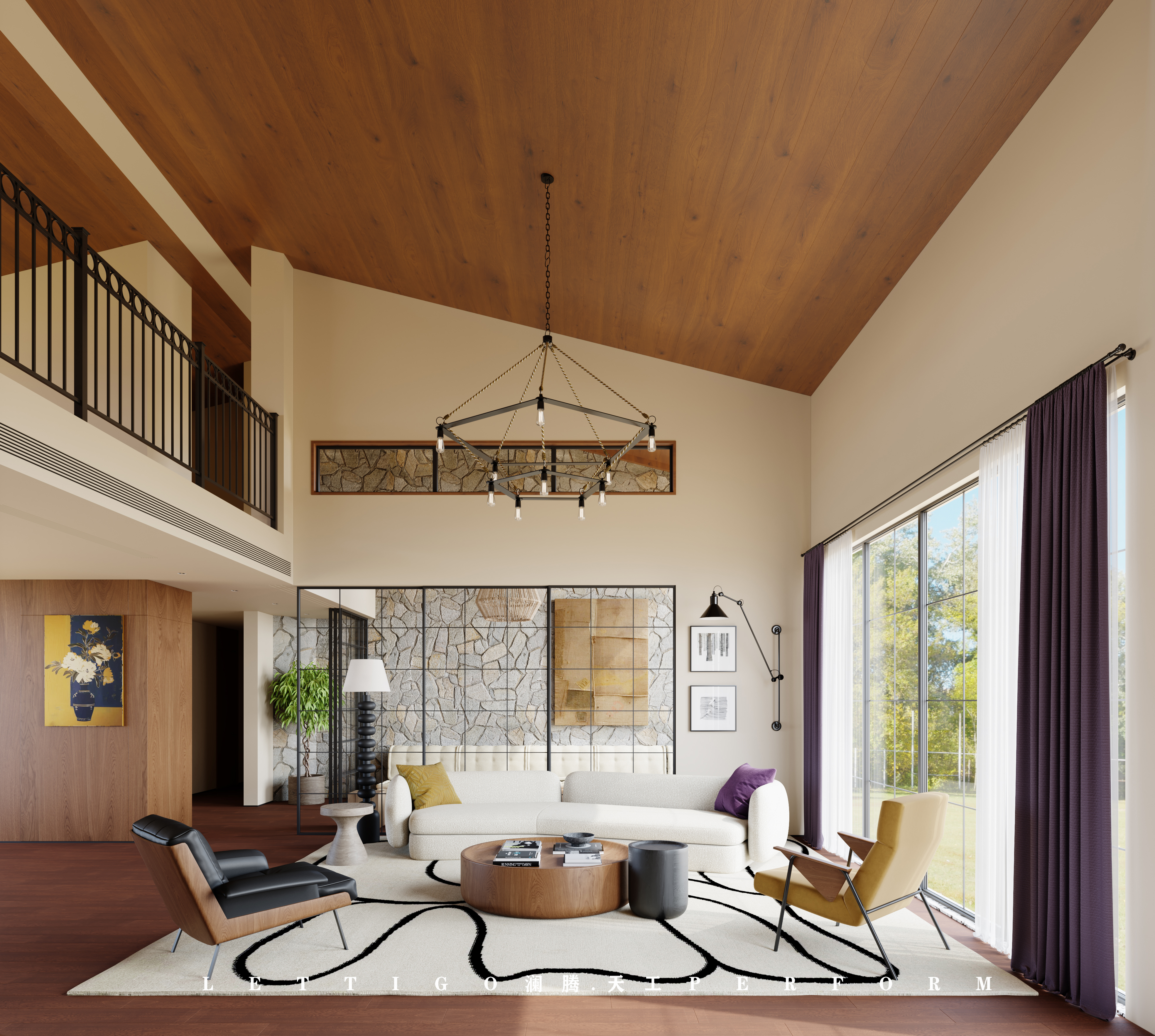 摩登-美式风格别墅-2