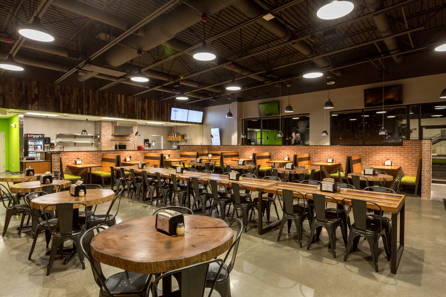 Topp't Pizza餐厅室内外装修项目丨美国丨FOXWORTH ARCHITECTURE PLLC-7