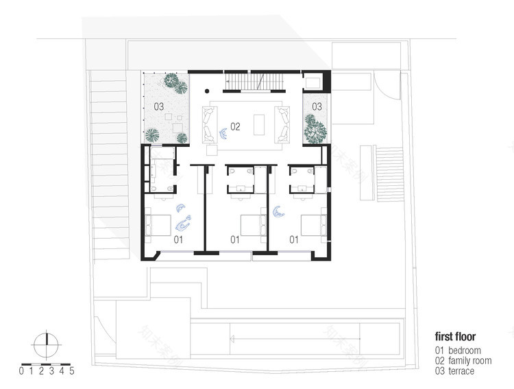贝鲁特 AZ House | 绿洲中的地中海风格建筑-27