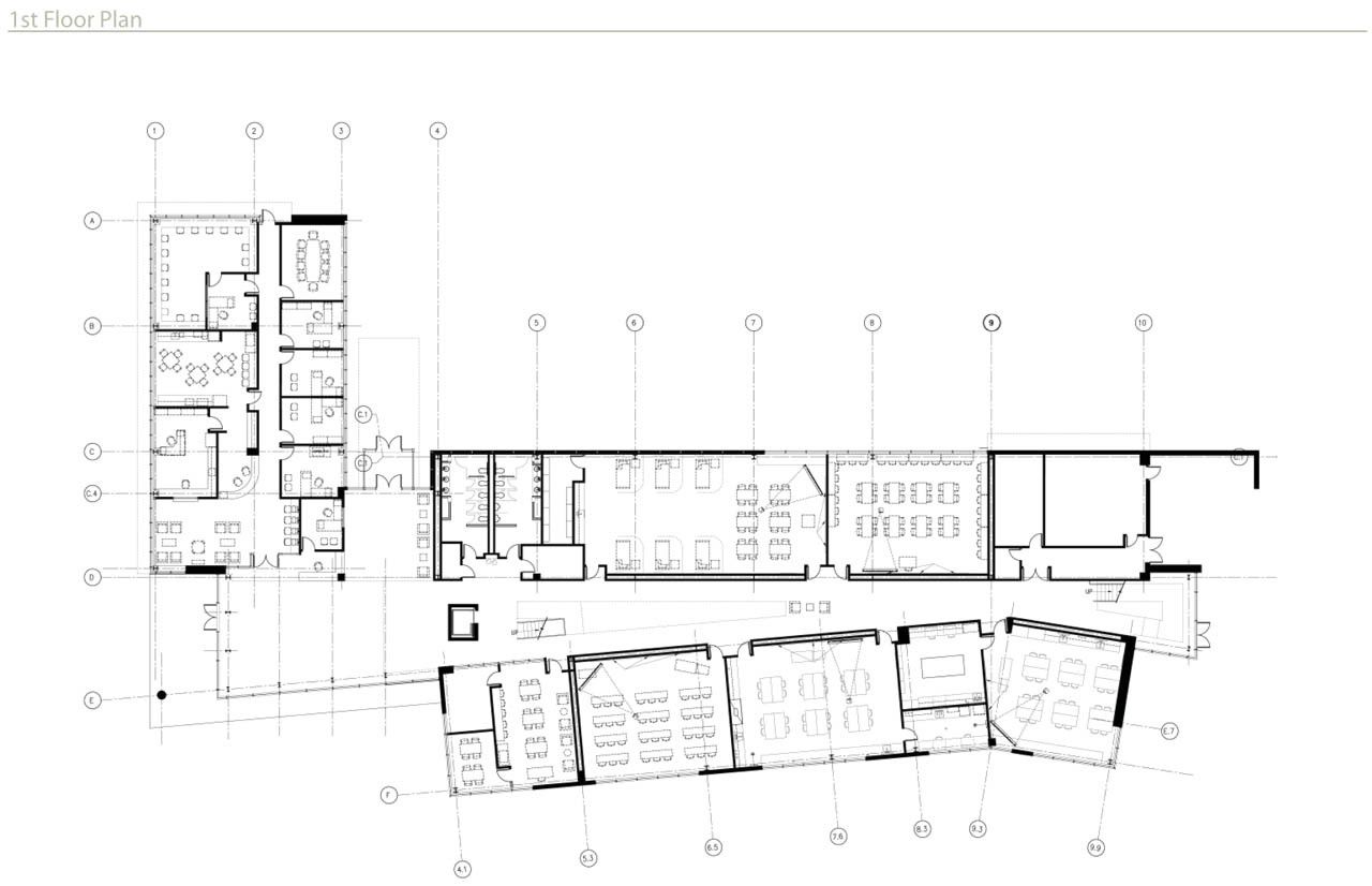 湖畔独立校园，集学习休闲于一体的 Waubonsee Community College Plano Classroom Building-53