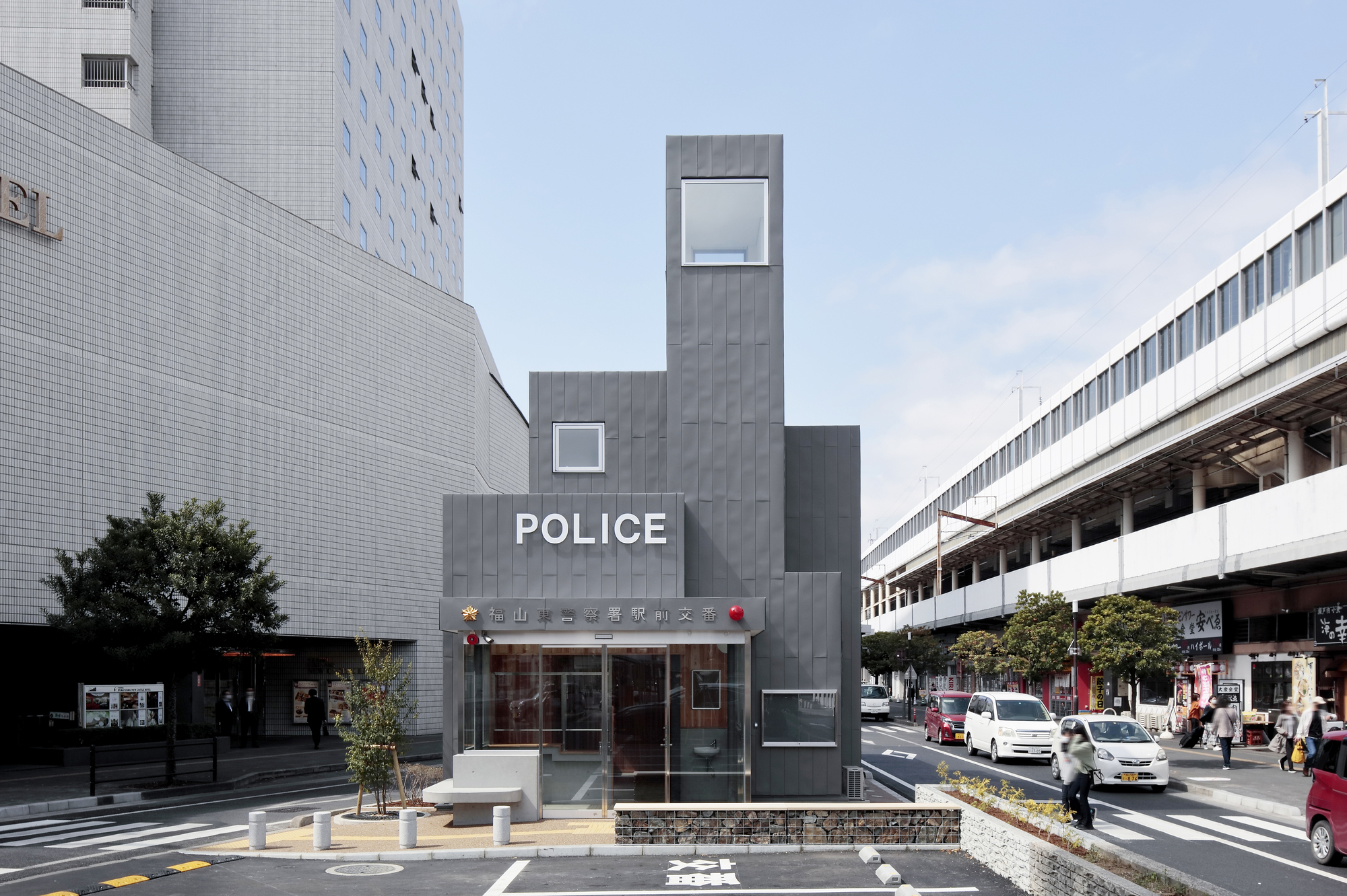 福山警察署站前派出所丨日本广岛丨Meguro Architecture Laboratory-29