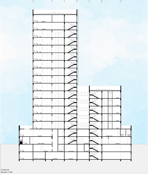 银色酒店丨UNIVATES 建筑与城市规划课程学生-4