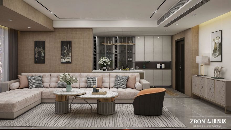 黄静打造 240㎡三层别墅,简约轻奢风格诠释高品质生活-60