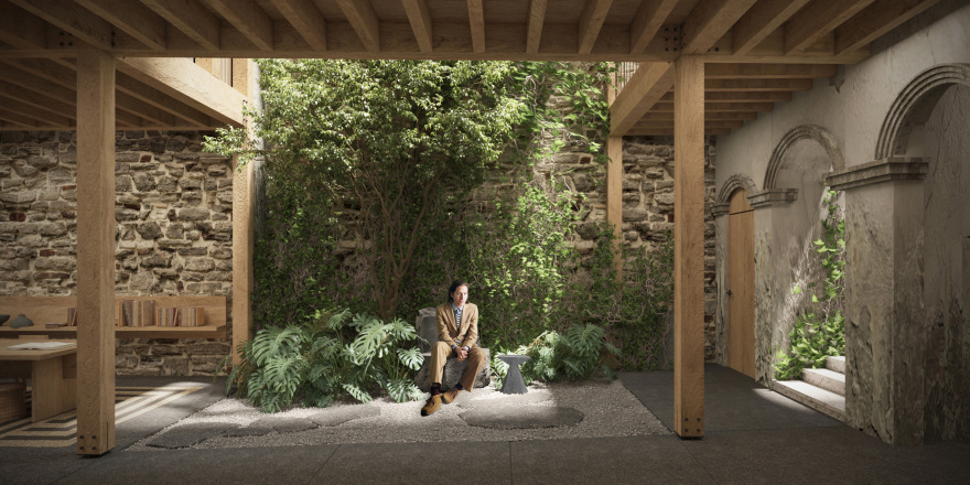 墨西哥历史中心酒店 · 木结构与历史的完美融合-5