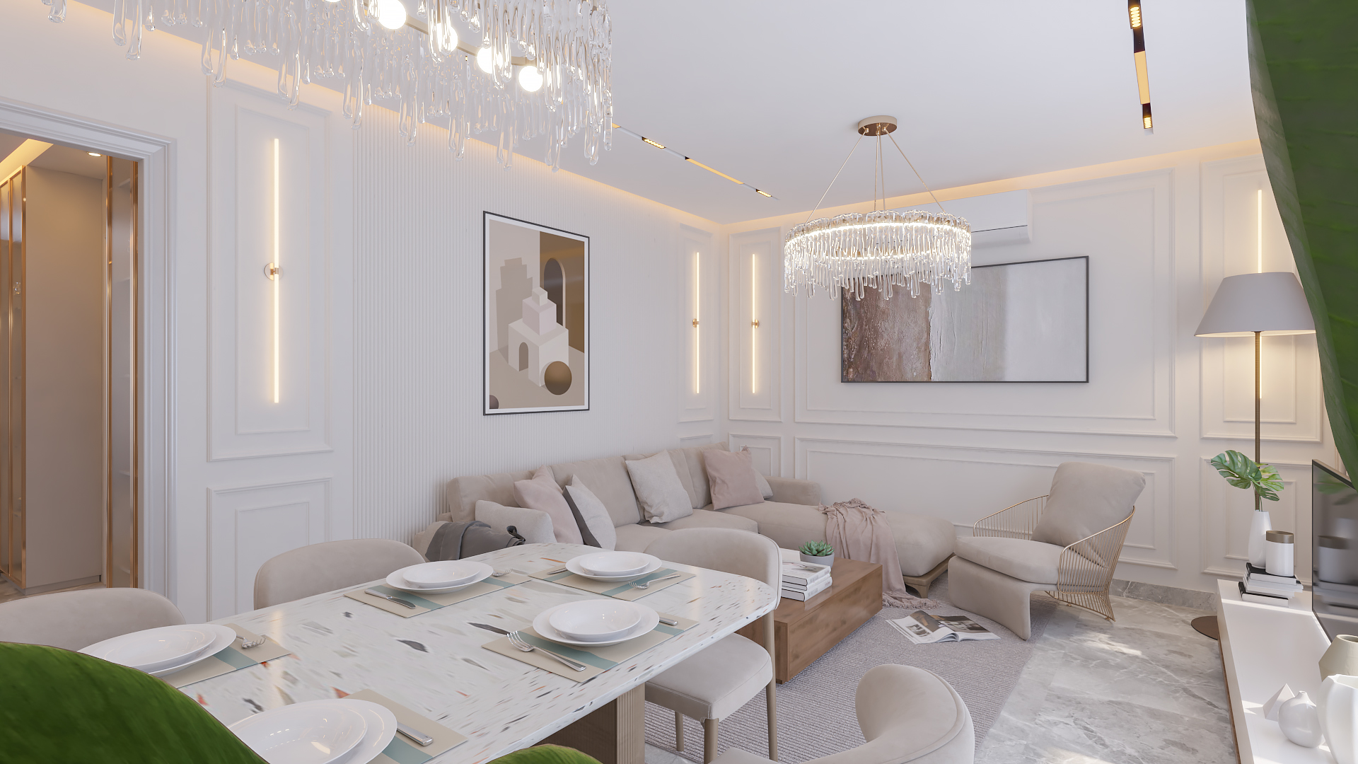 Modern Apartment Design at Smouha, Alexandria-5