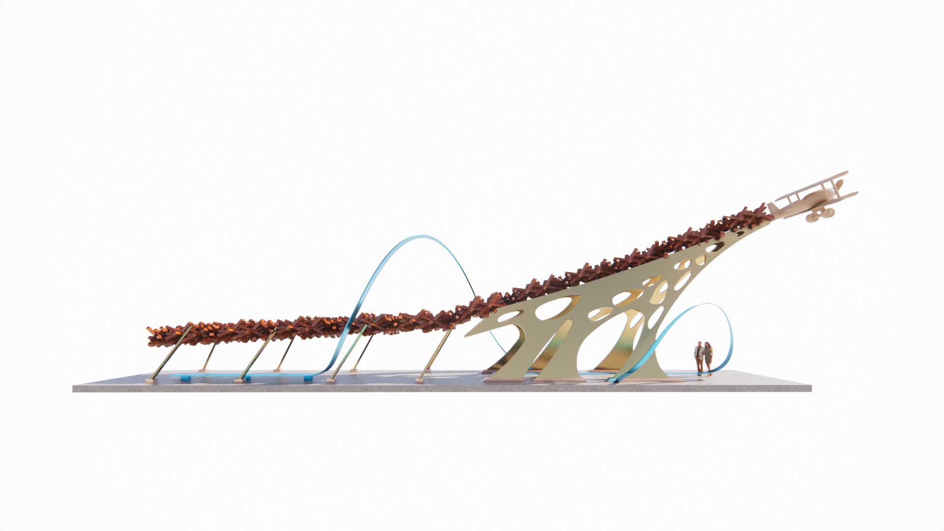 飞行员，雕塑，BGA丨axios_architecture-0