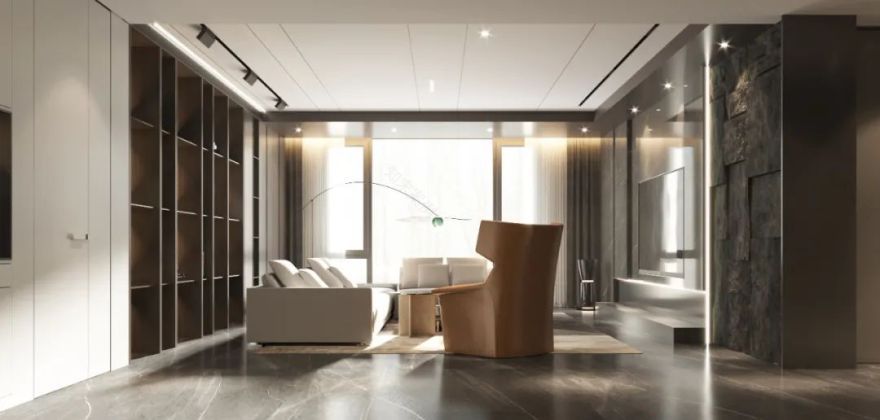 阜新·枫丹丽都意式轻奢大平层丨中国阜新丨于文设计工作室-26