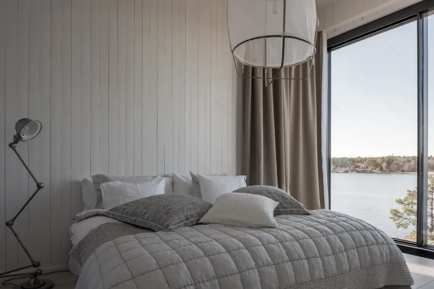 瑞典湖泊度假屋 | 梦幻般的水边度假胜地-14