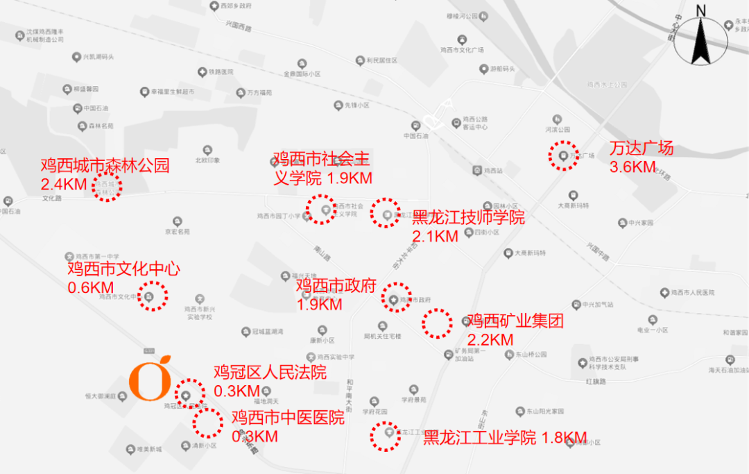 亚筑设计|黑龙江鸡西鸡冠区市政府桔子酒店-11