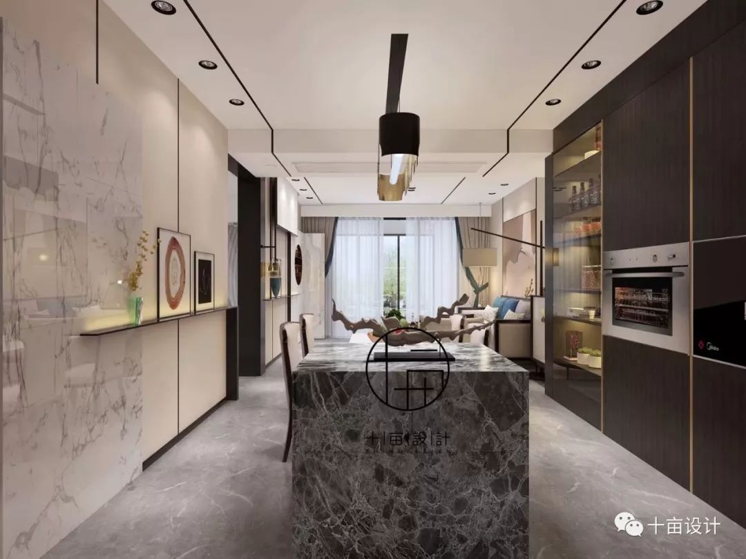 十亩设计 || 春天江与城 || 新中式 || 121㎡+125㎡ 设计鉴赏-22