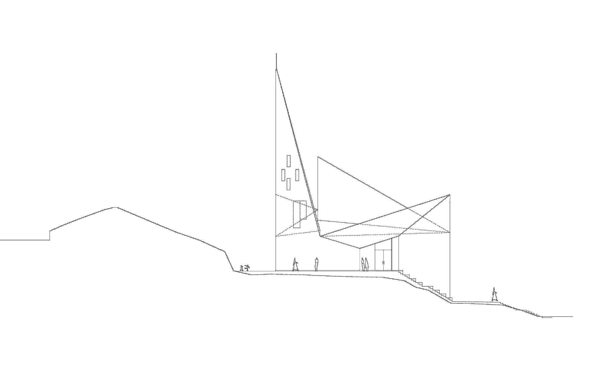 挪威 Knarvik 社区教堂——融入自然的信仰空间-49