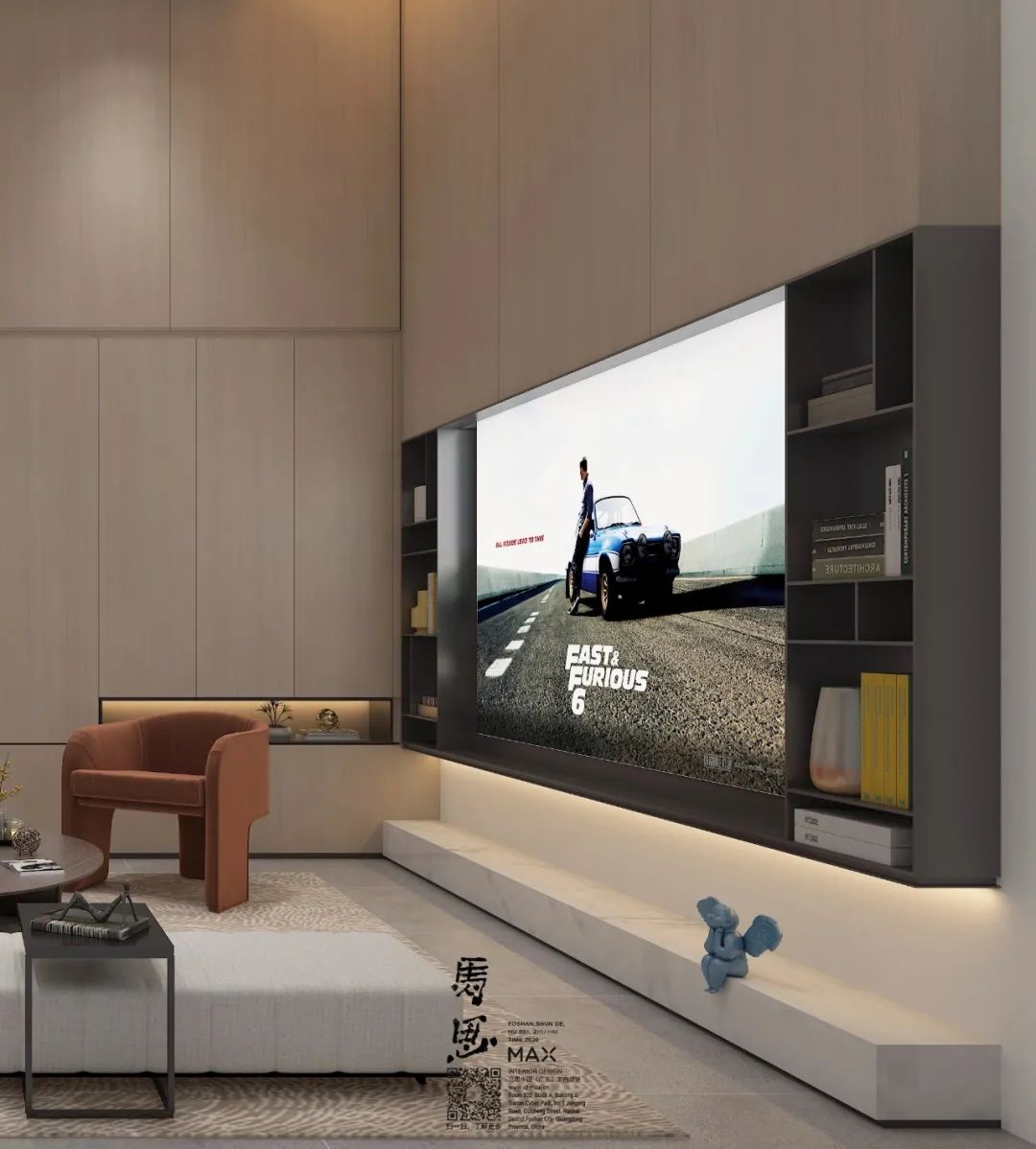 马思设计 | 现代风别墅,艺术与生活的完美融合-11