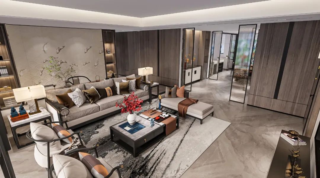 柳州中海·天钻 247m²大平层设计丨中国柳州丨CHY 陈鹤一室内设计研究院-20