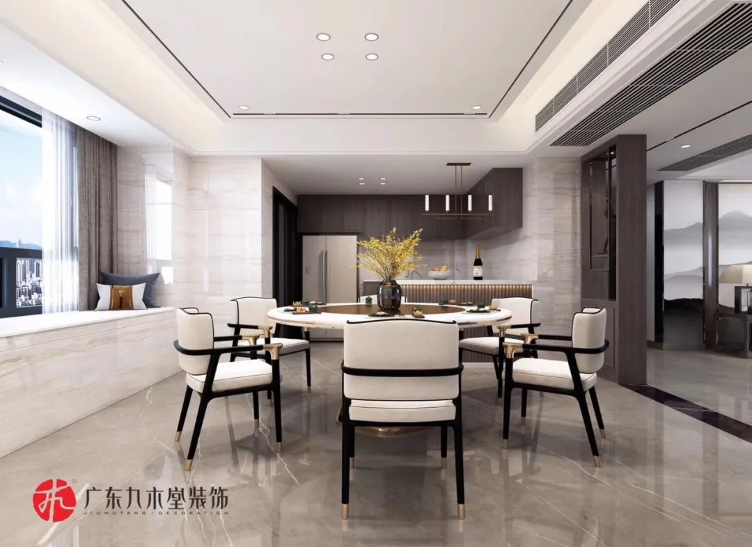 九木堂设计 | 290㎡精装房改造,呈现东方风雅美学私宅-55