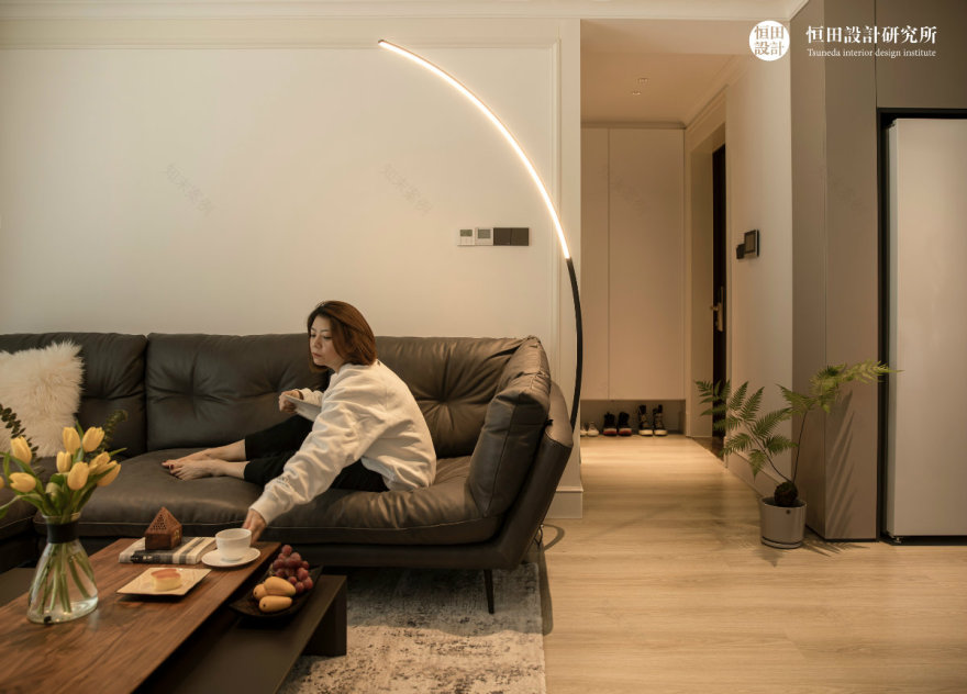 全隐形收纳的 82㎡ 精装房改造丨中国上海丨恒田设计-23