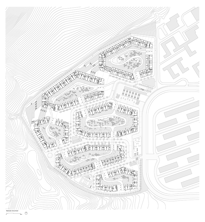 韩国富人区独特公住房设计丨荷兰设计师 frits van dongen-13