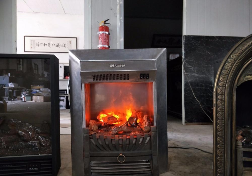 欧式俄罗斯雕花铁艺装饰 3D 雾化壁炉，打造独特家居风格-10