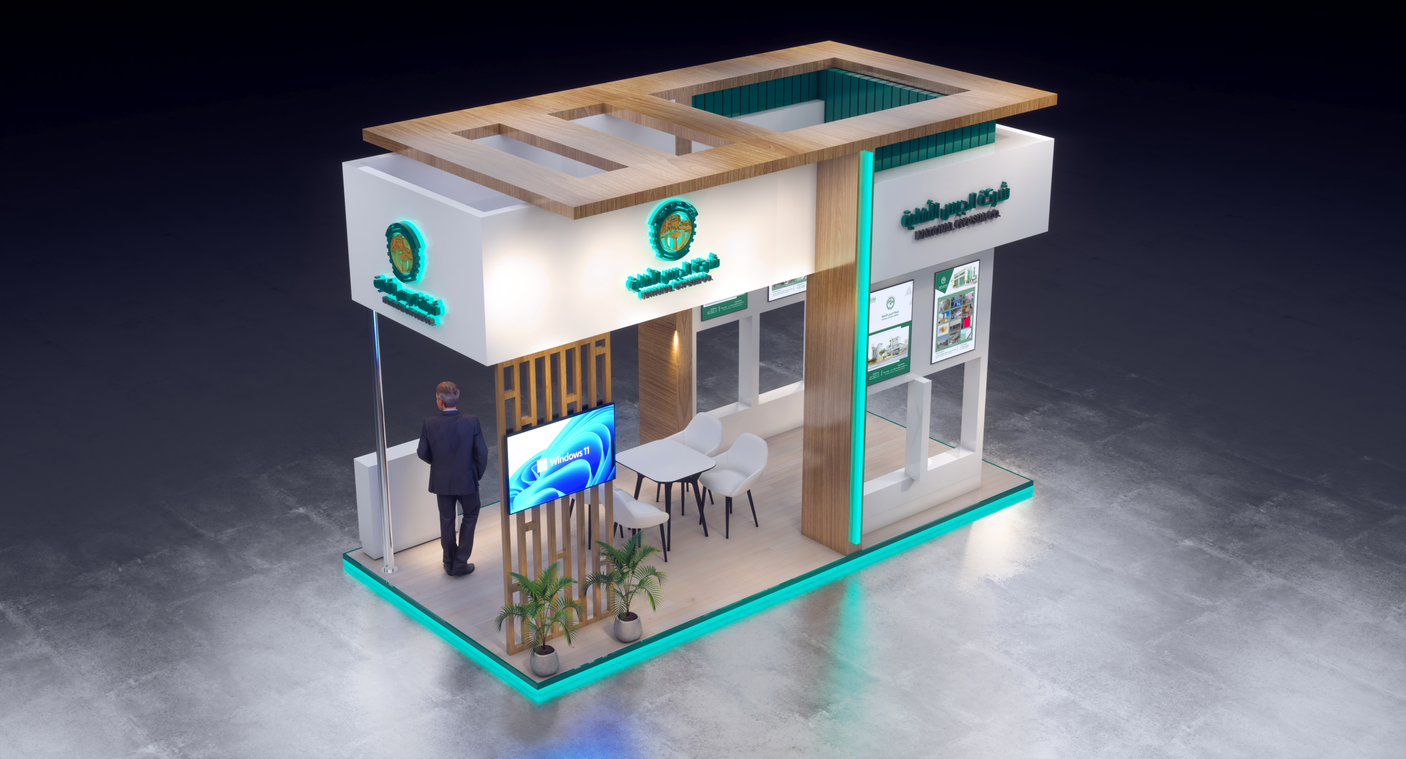 Gypsco exhibition- stand- booth- design - event - 3D-13