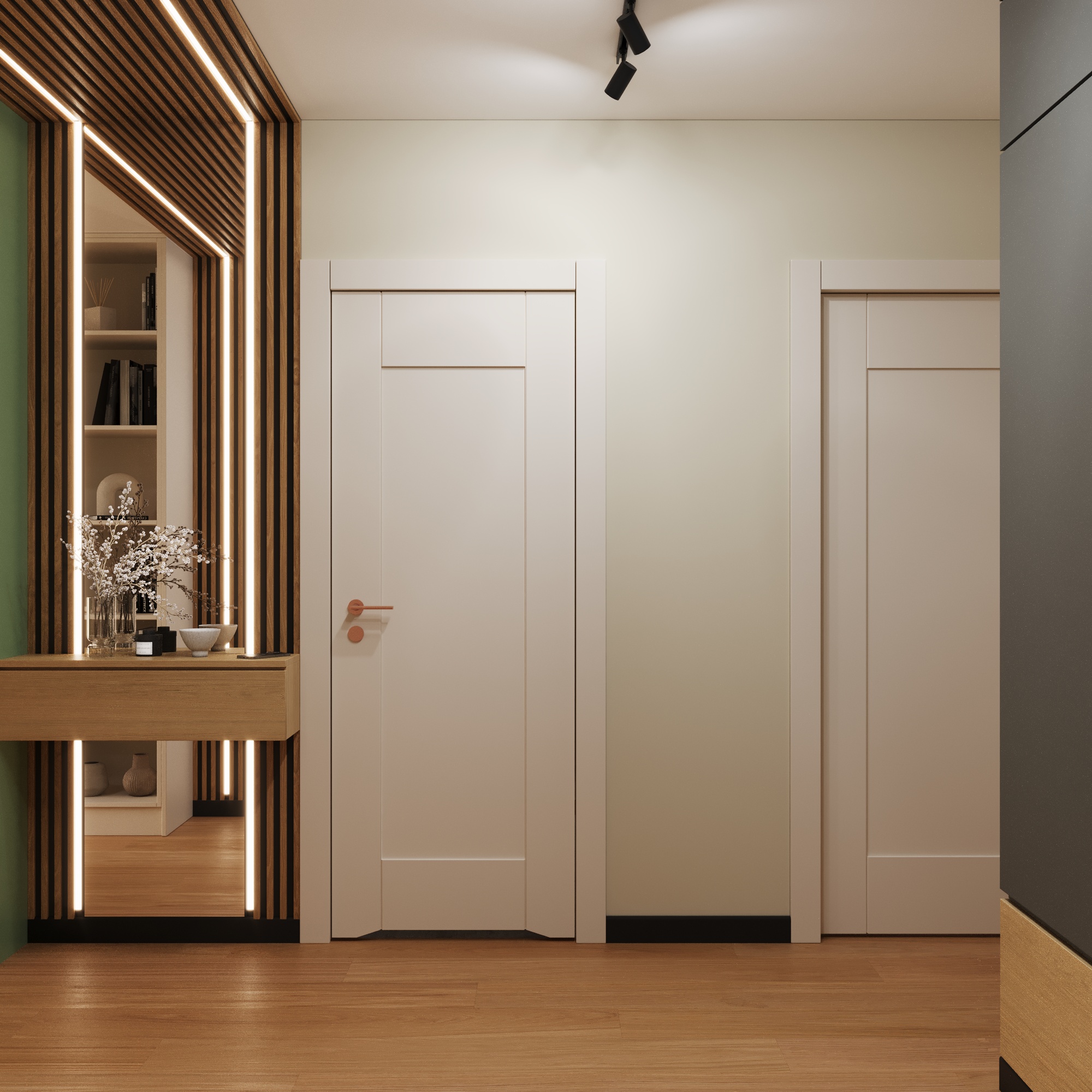 Earthy Elegance两居室公寓可视化项目丨波兰丨@nowakowska_interiors-13