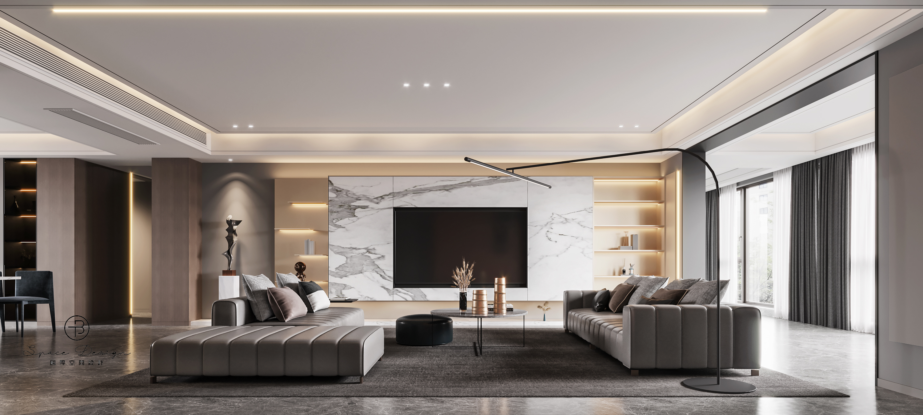 南通舒适现代宅丨中国南通丨T·B 国际空间设计-11