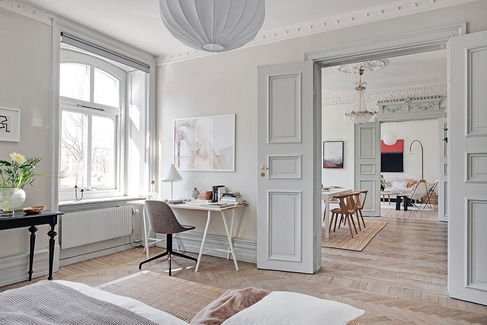 瑞典经典公寓的活力配色设计-8