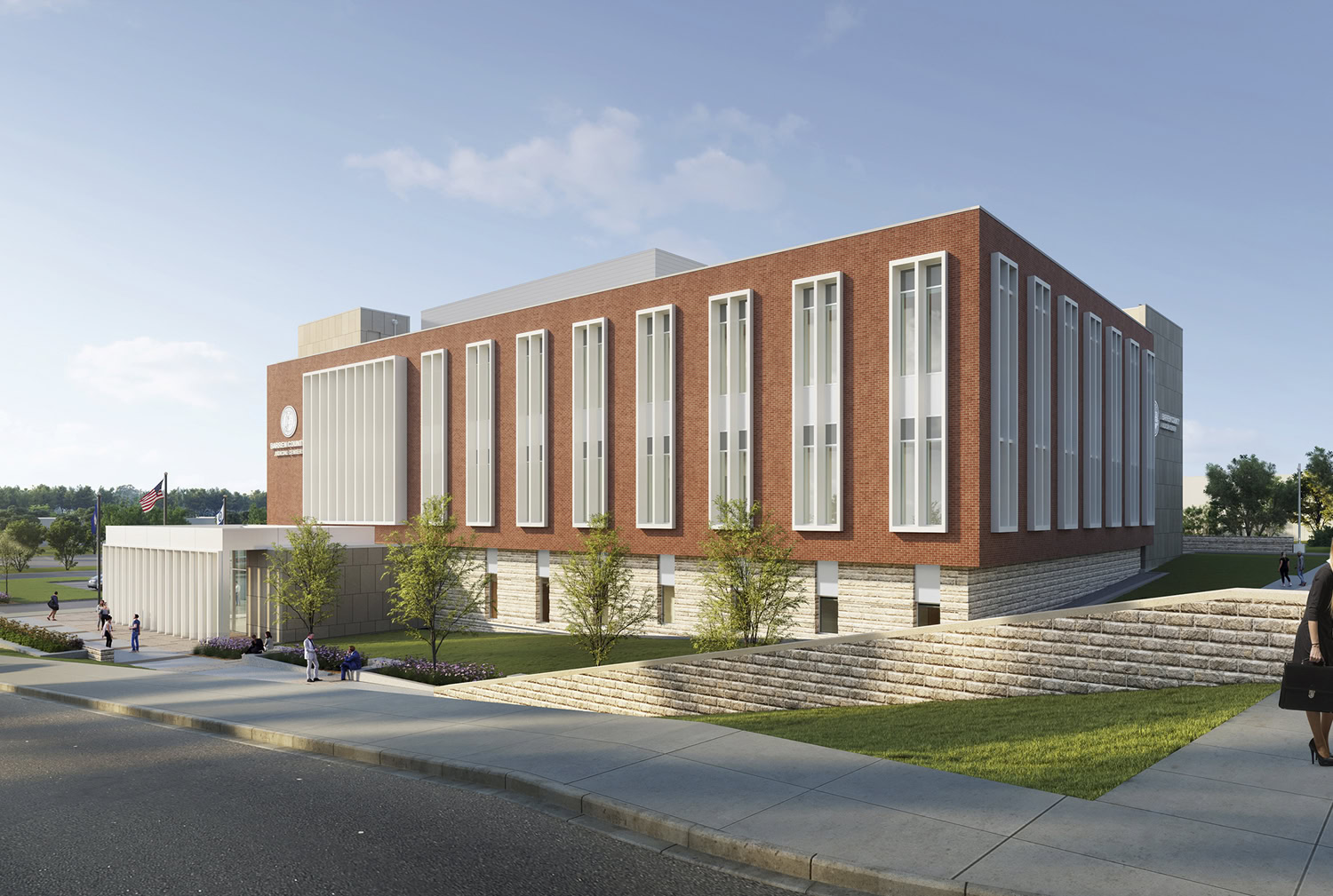 巴伦县司法中心丨美国-12