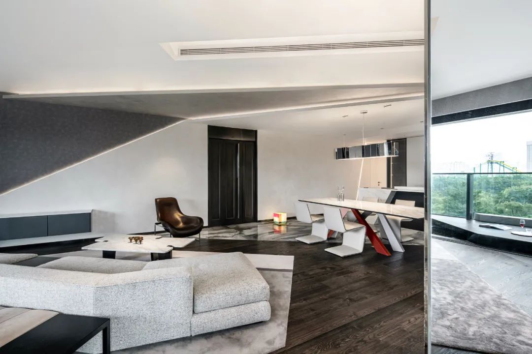 深圳华侨城私宅丨中国深圳丨刘荣禄国际空间设计,甲鼎设计&京典陈设-3