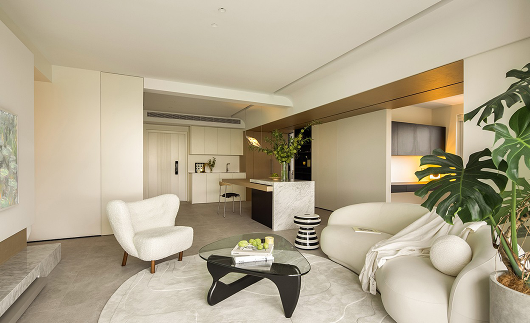 杭州奶油原木风私宅丨中国杭州丨辰佑设计-10