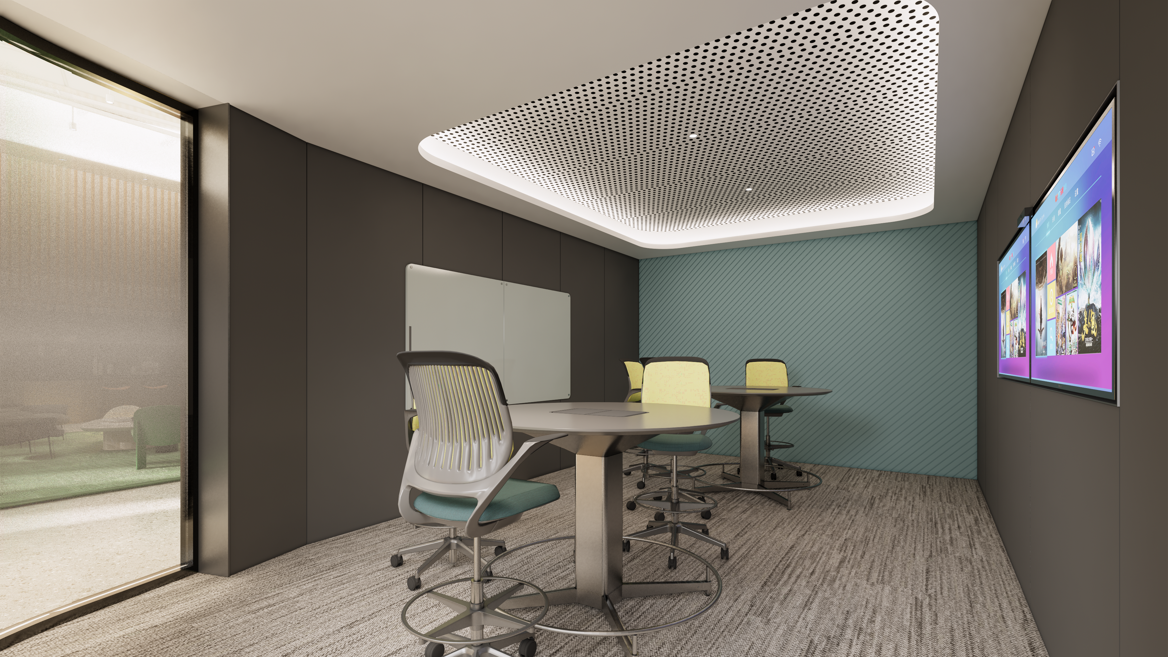 精品总部办公空间设计  多元配套空间-4