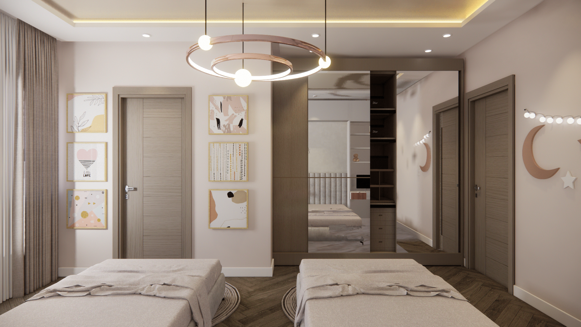 女孩房间丨I N T E G R A T E D + OFFICE-4