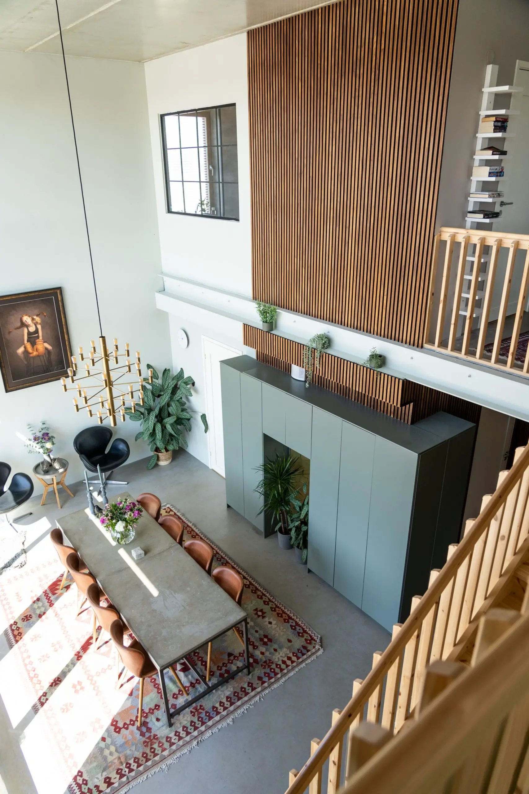 瑞典斯德哥尔摩现代都市景观复式公寓设计-11