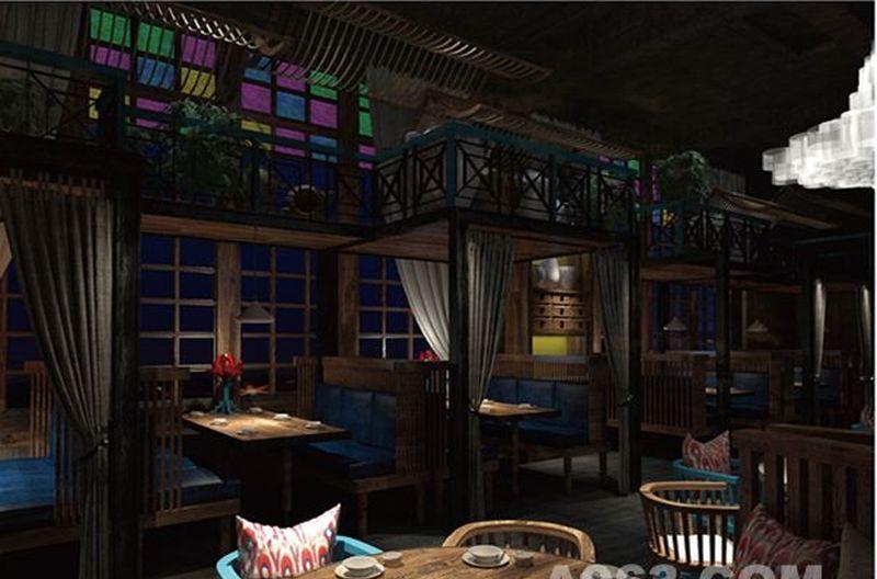 山西大同凤临阁·味庄主题餐厅设计-15