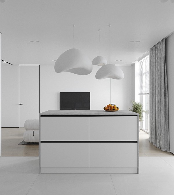 白色系简约风住宅设计 让简约更有格调！-13