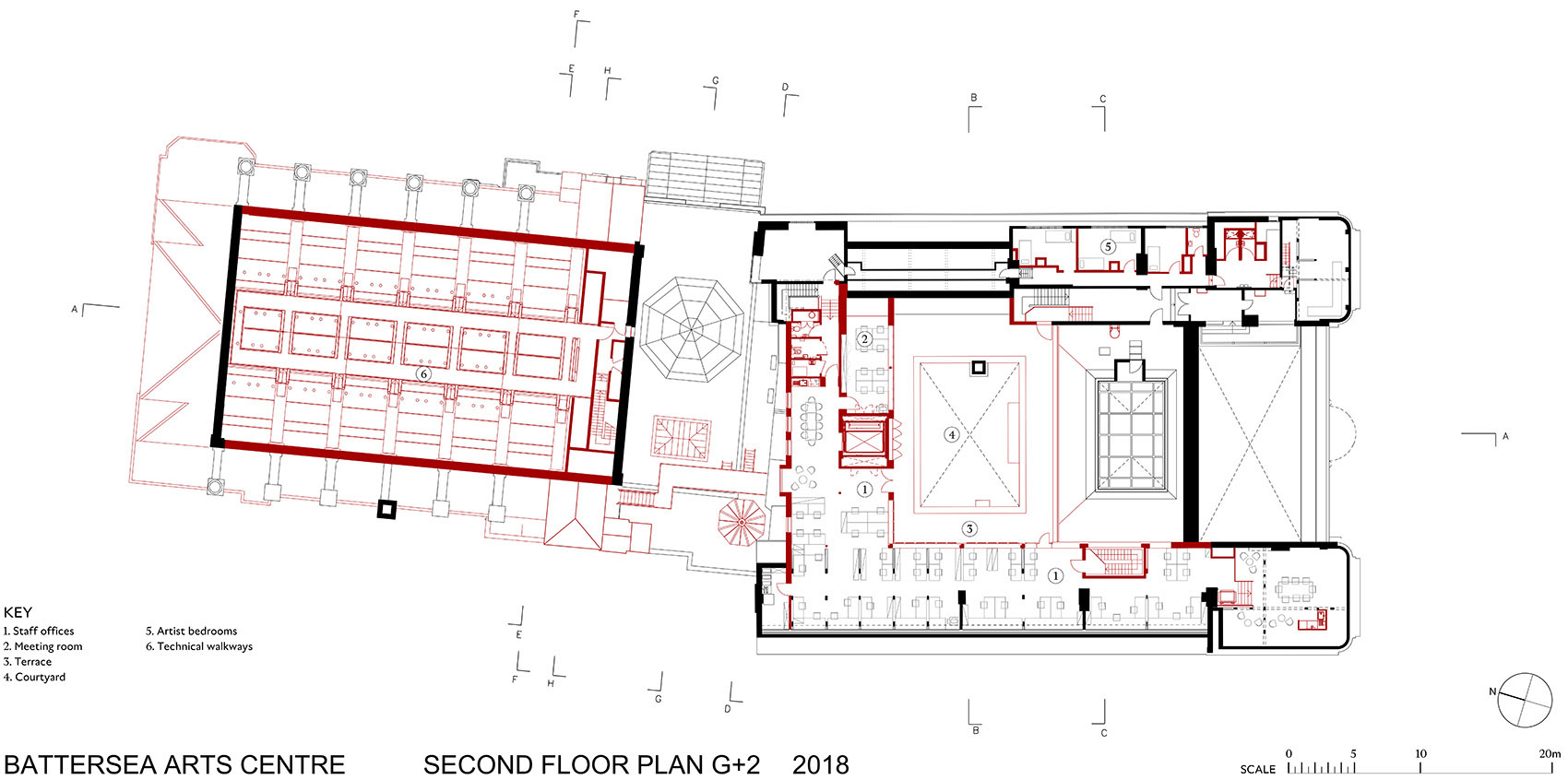 巴特西艺术中心，伦敦 / Haworth Tompkins-109
