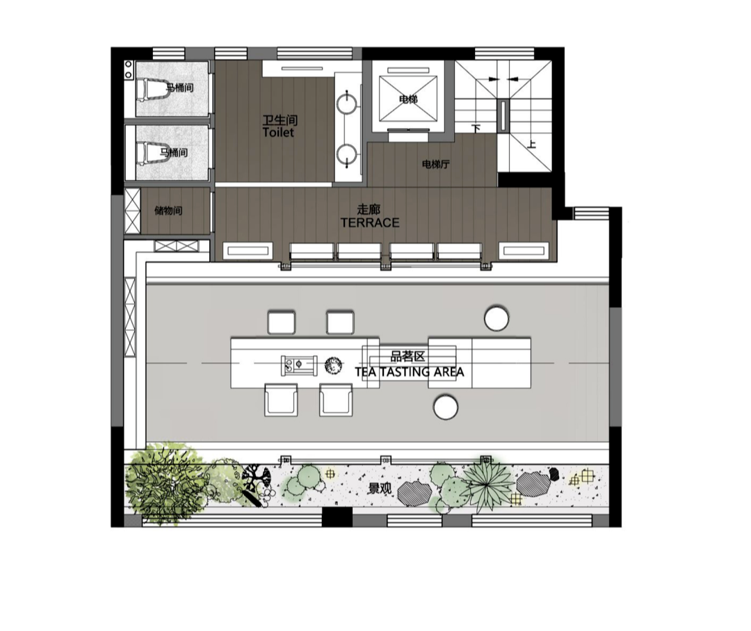 茶艺主题之家丨上海岳蒙空间设计（硬装）,CAC 京典设计（软装）-80